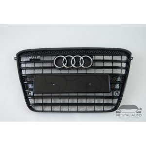 Решетка радиатора Audi A8 S style  2010-2013 год All Black