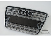 Решетка радиатора Audi A8 D4 2010-2013 год Chrom Black 