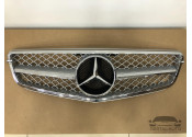 Решетка радиатора Mercedes C-Class W204 2006-2013 SL Silver